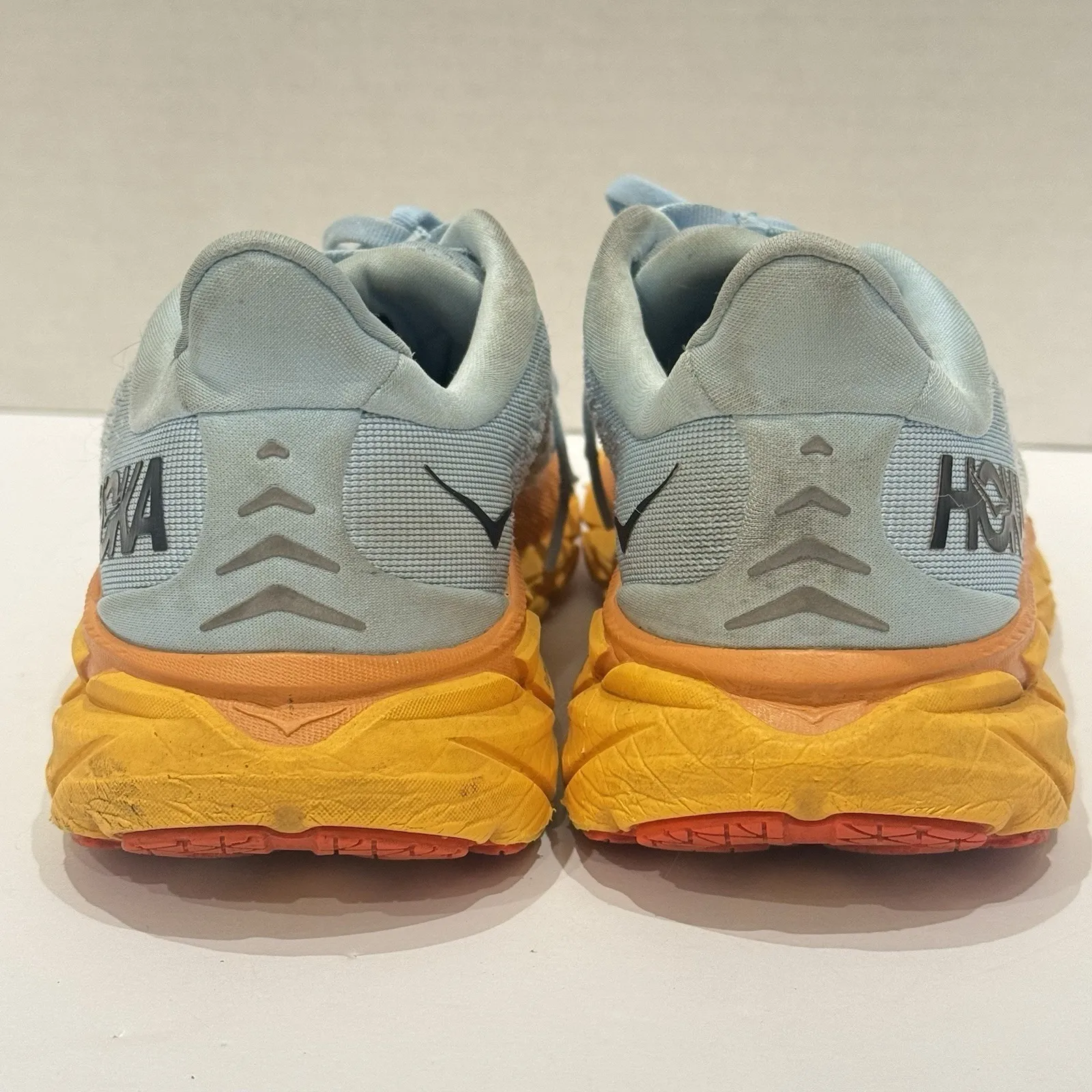 Hoka One One Clifton 8 1119394-SSIF Women's US 7B Running Shoes Blue Sneakers - Image 4