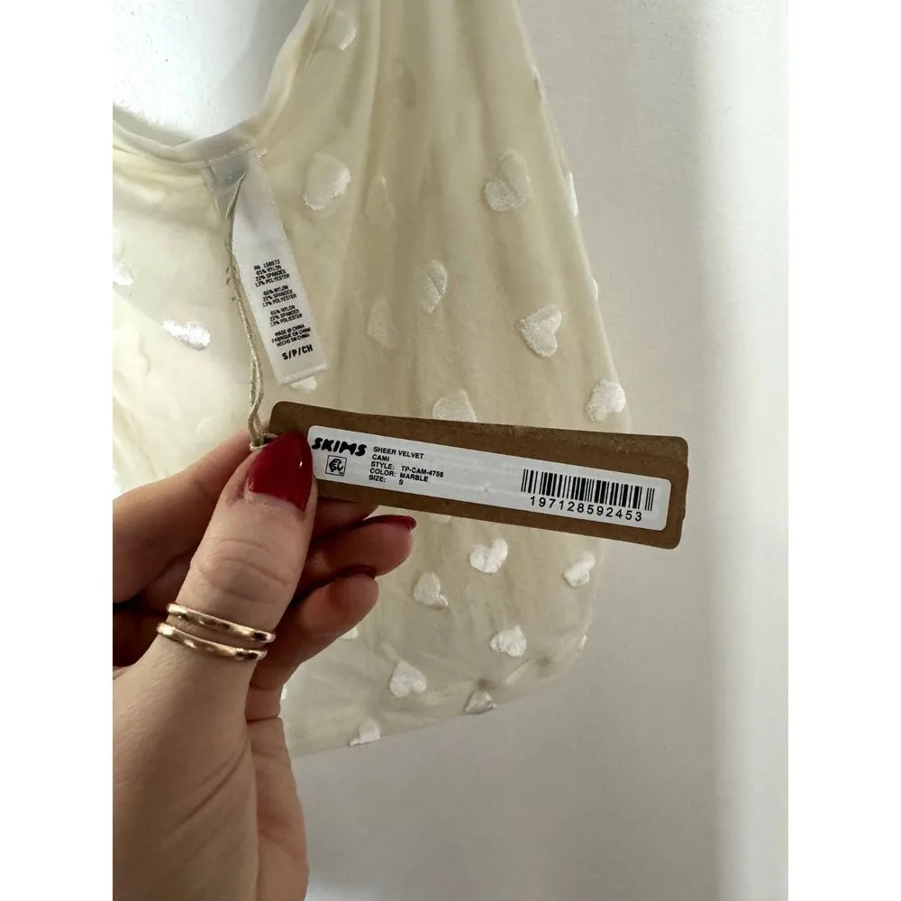 SKIMS RARE Velvet Sheer Cami - Image 2