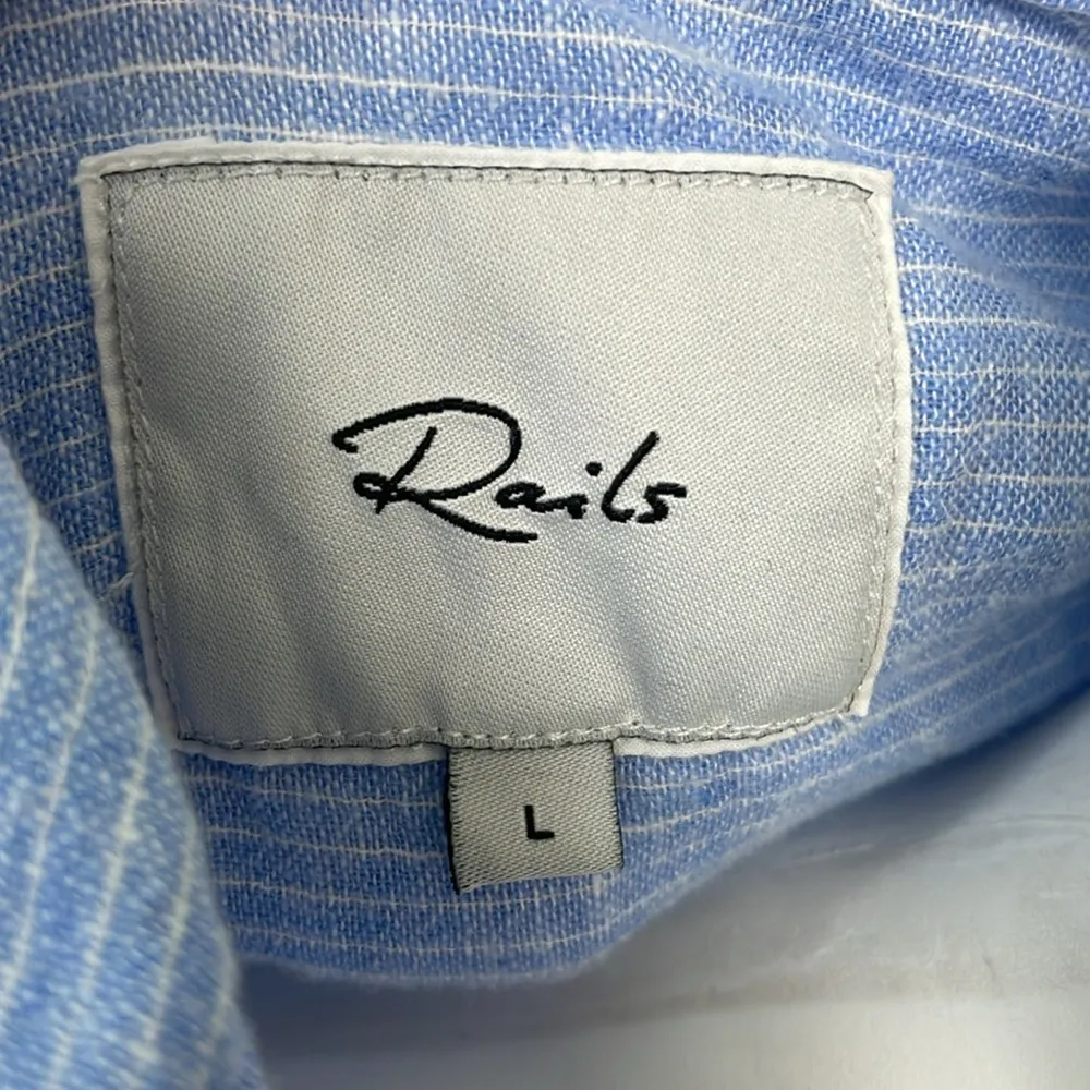 Rails Charli Cove Stripe button down large - Image 5