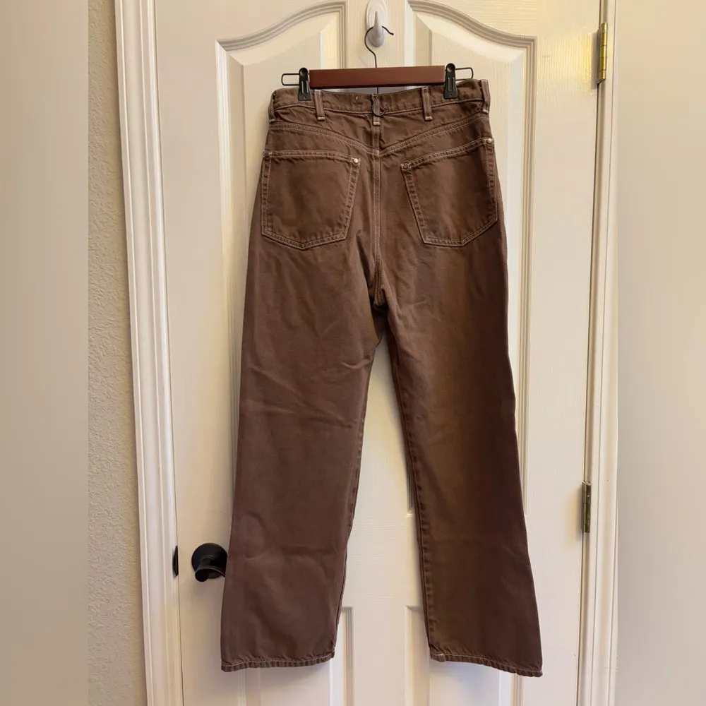 Cowboy High Rise Straight Jeans choco brown sz 29 ,sold out online. - Image 5