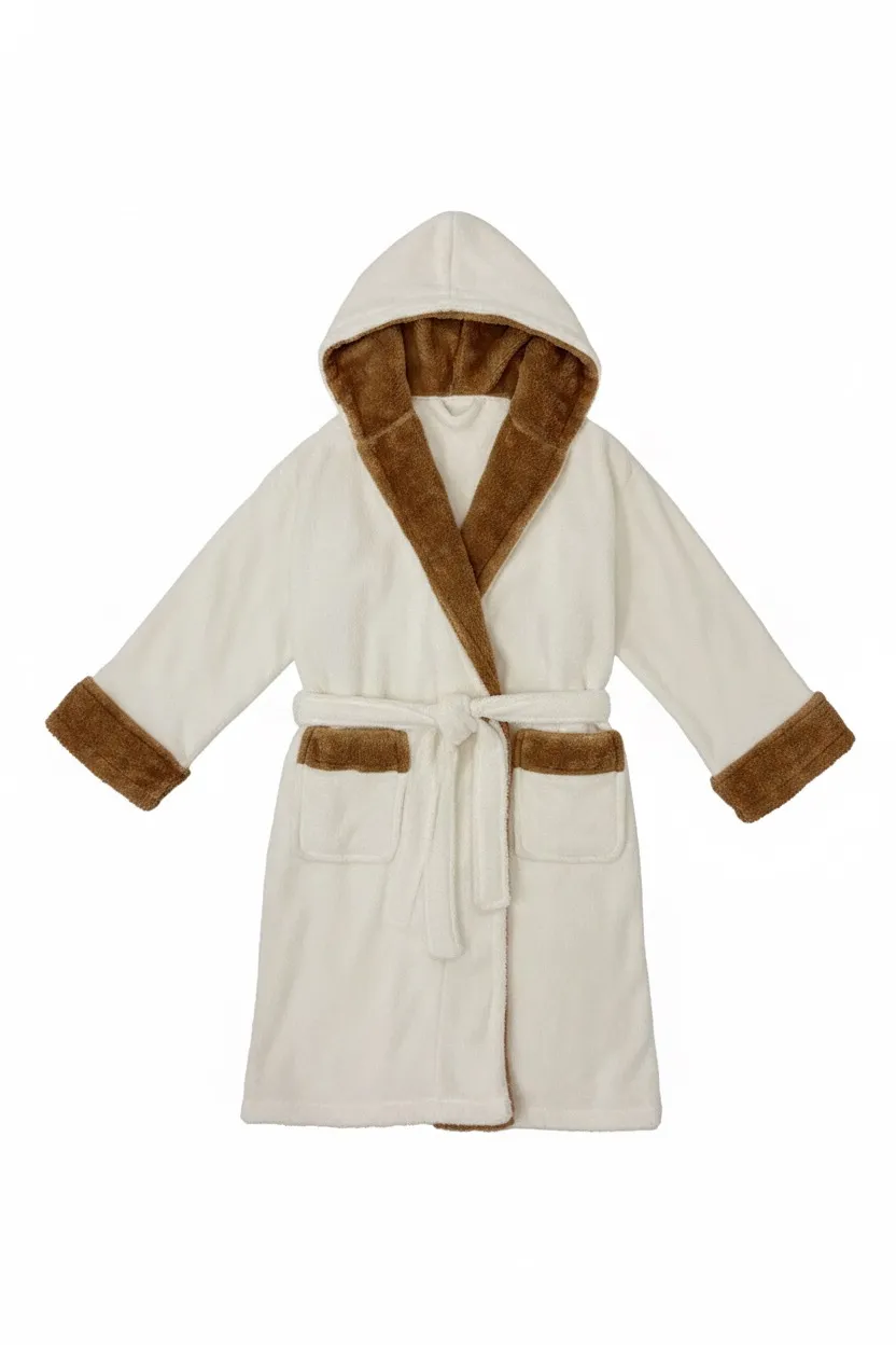 Original Packaging Faux Fur Luxury Bath Robe L/XL - Image 4