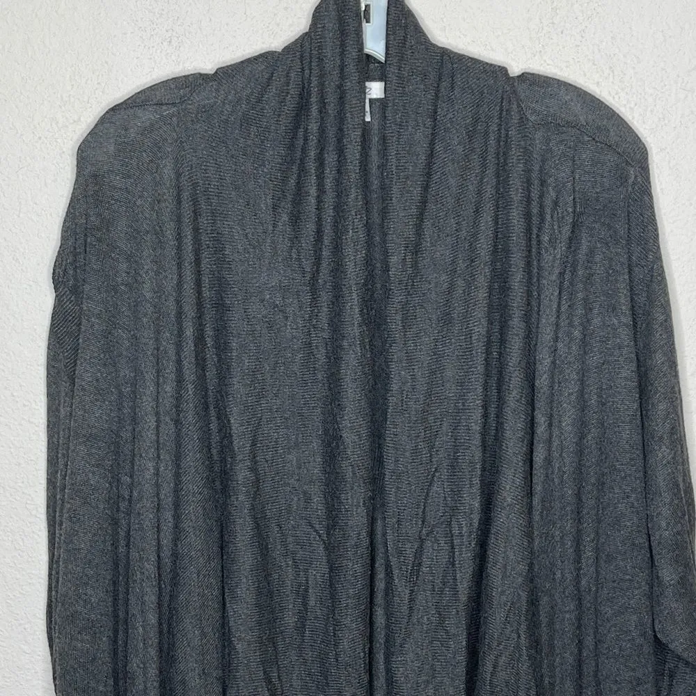 Cache Wrap‎ Cover-Up Sweater Gray - Image 3