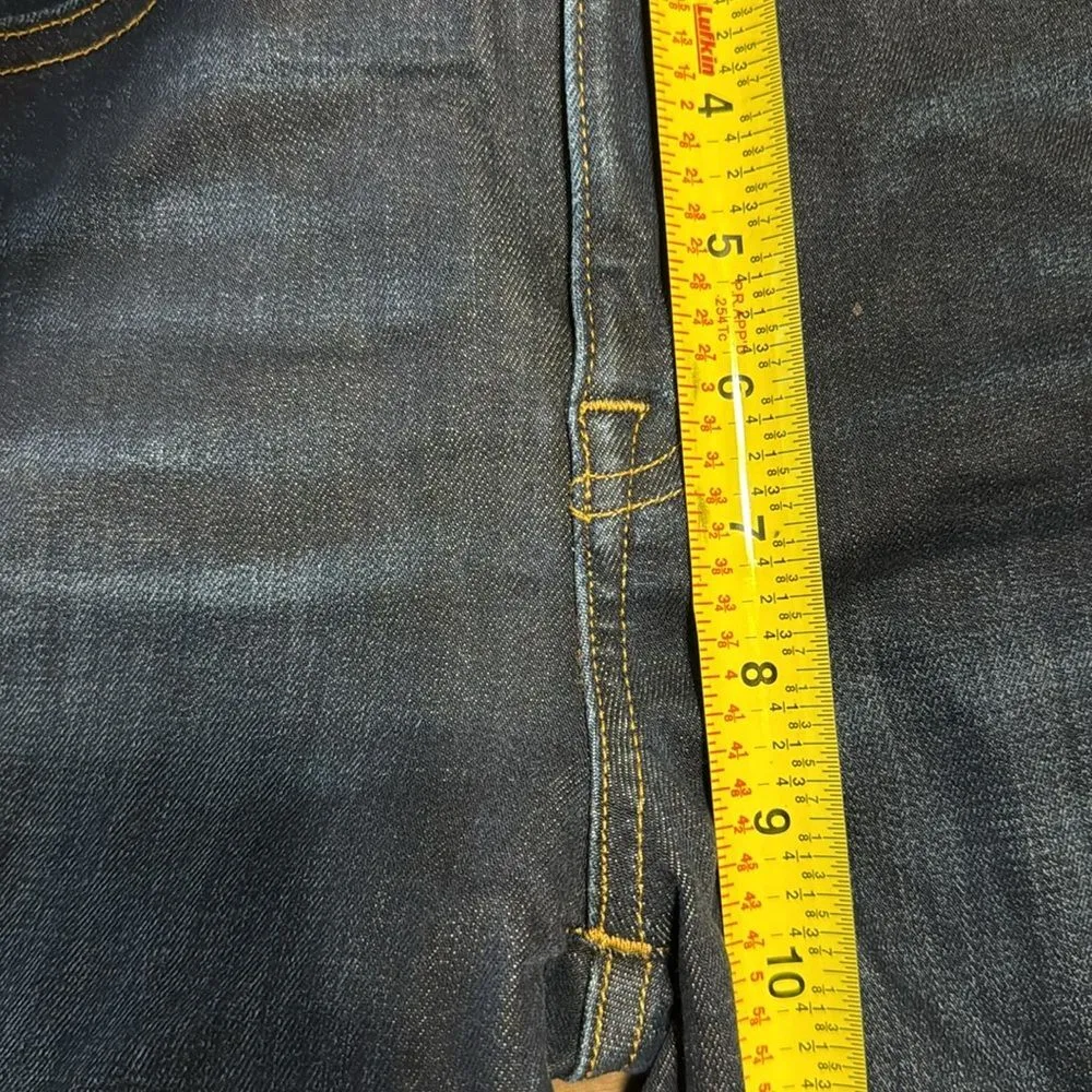 Madewell ladies dark wash Cali Demi-boot jeans size 25 - Image 5