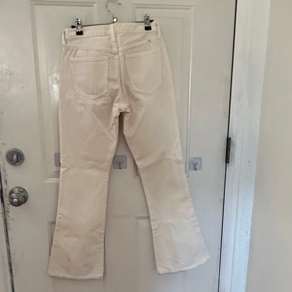 Sunday Best Cream Flare Jeans Size 2 - Image 4