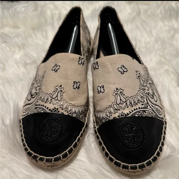 Tory Burch Pigment Espadrille Canvas Flat Shoe-Size 11M -Block Espadrille - Image 2