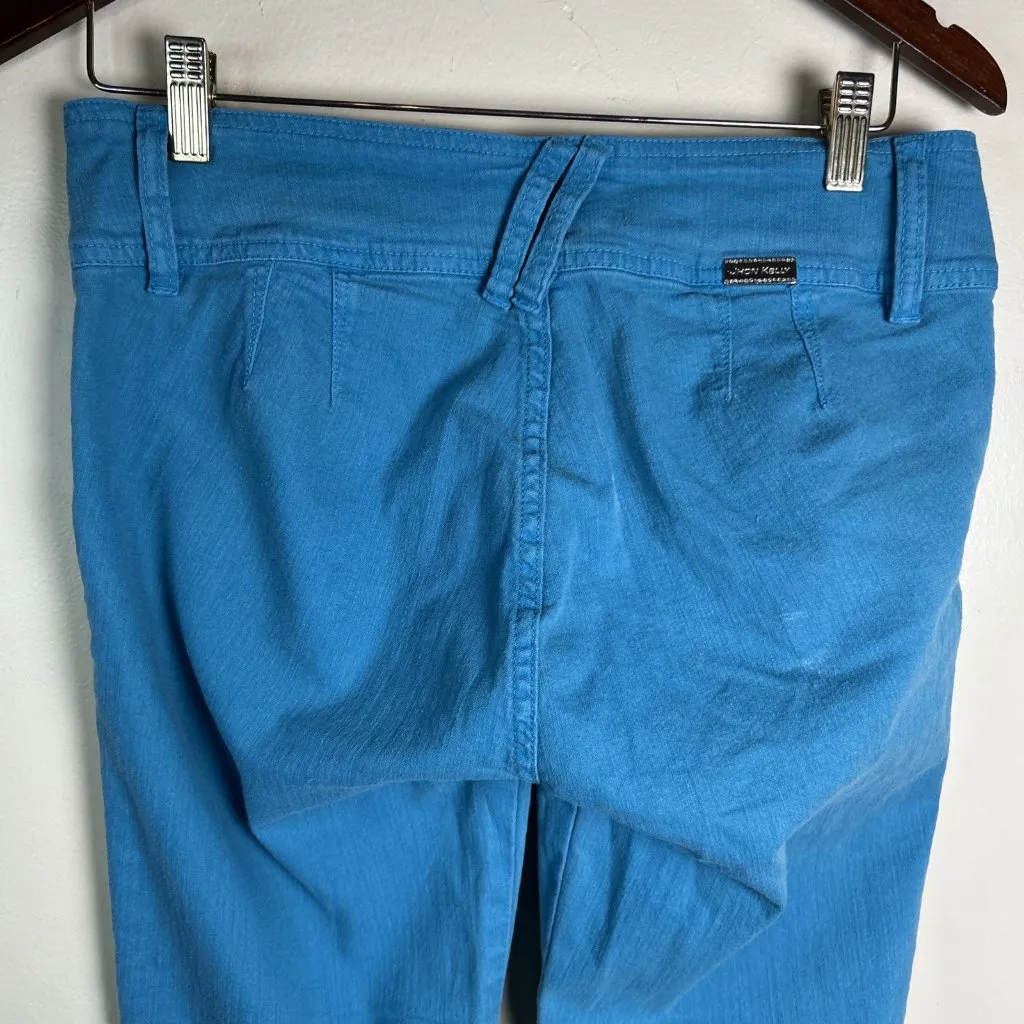 Women’s John Kelly But Lifting Colombian Skinny Jeans Turquoise Size 14 Blue - Image 7