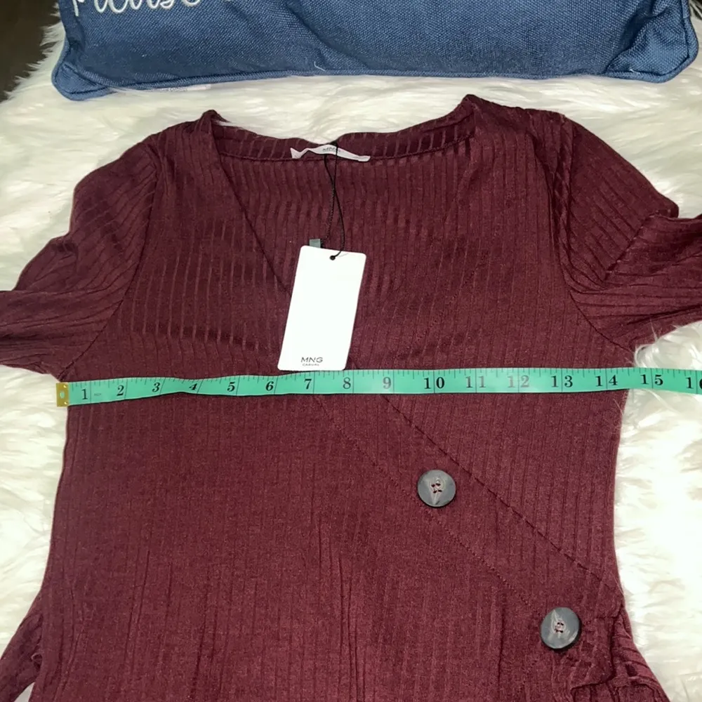 Ribbed knit Mango midi dress. Size XS - Image 6