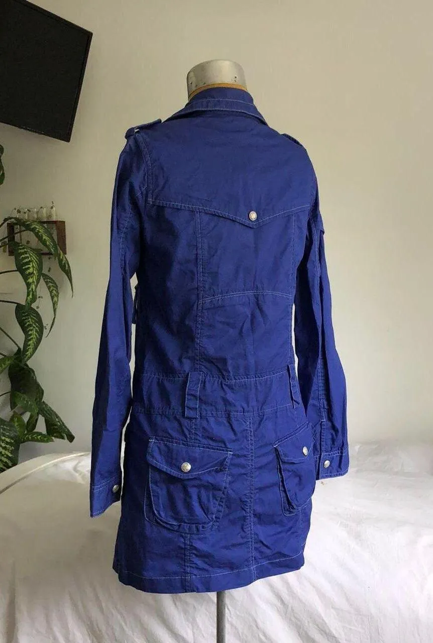 Reiz Denim Dress Trench coat Blue - Image 2