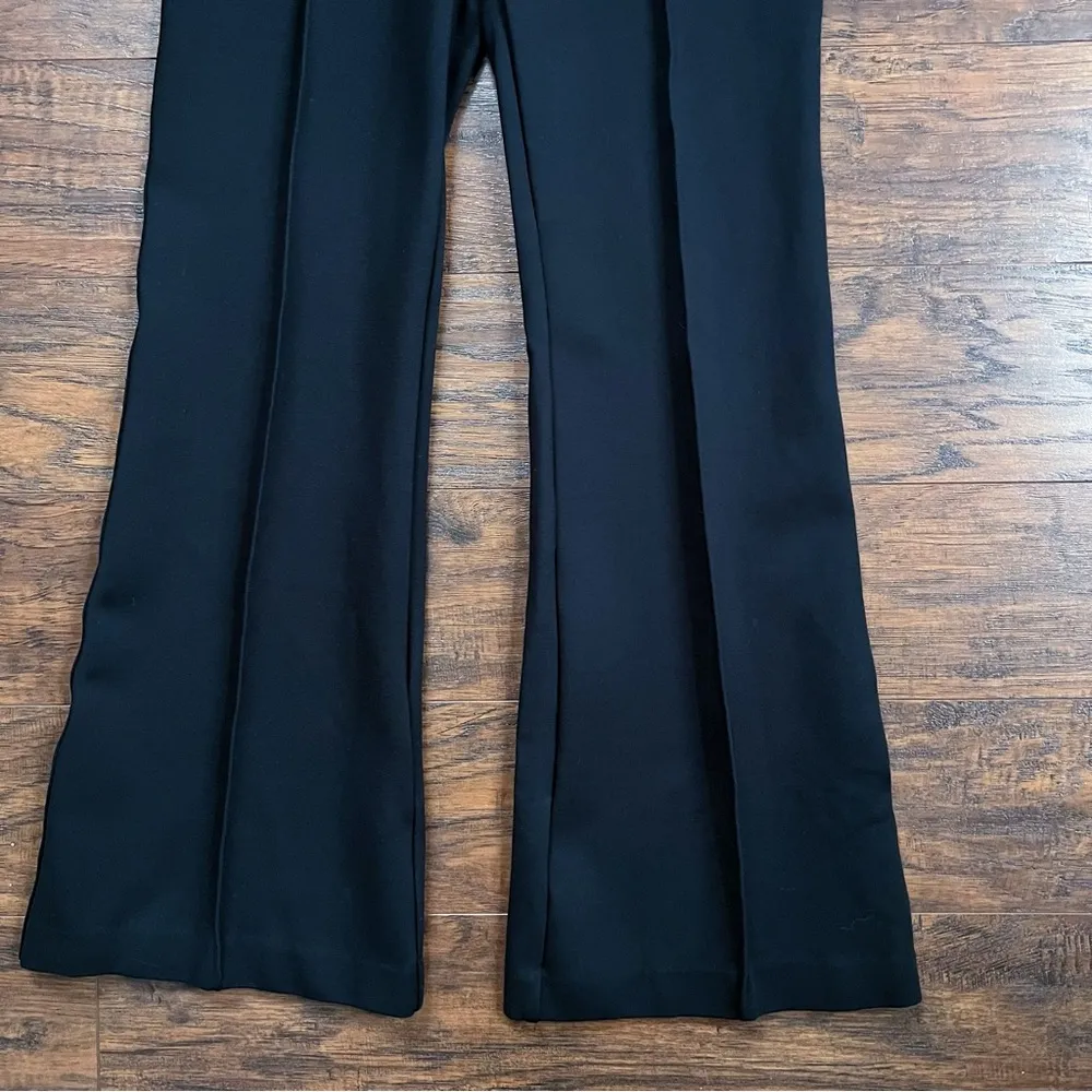 SPANX • The Perfect Pant Hi-Rise Flare black ponte knit stretch front seam - Image 10