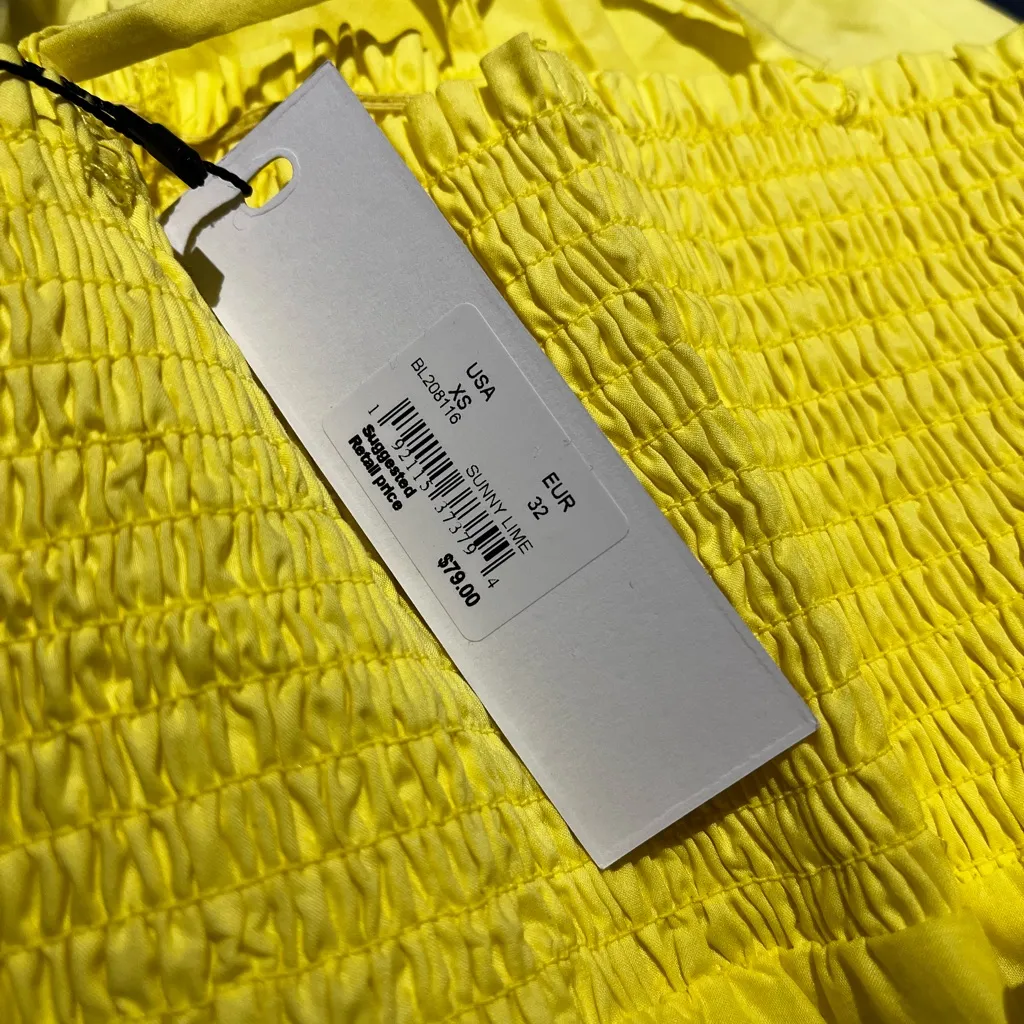 NWT BB DAKOTA WOMEN'S DREAM ABOUT ME DRESS In Sunny Lime XS Yellow - Image 9