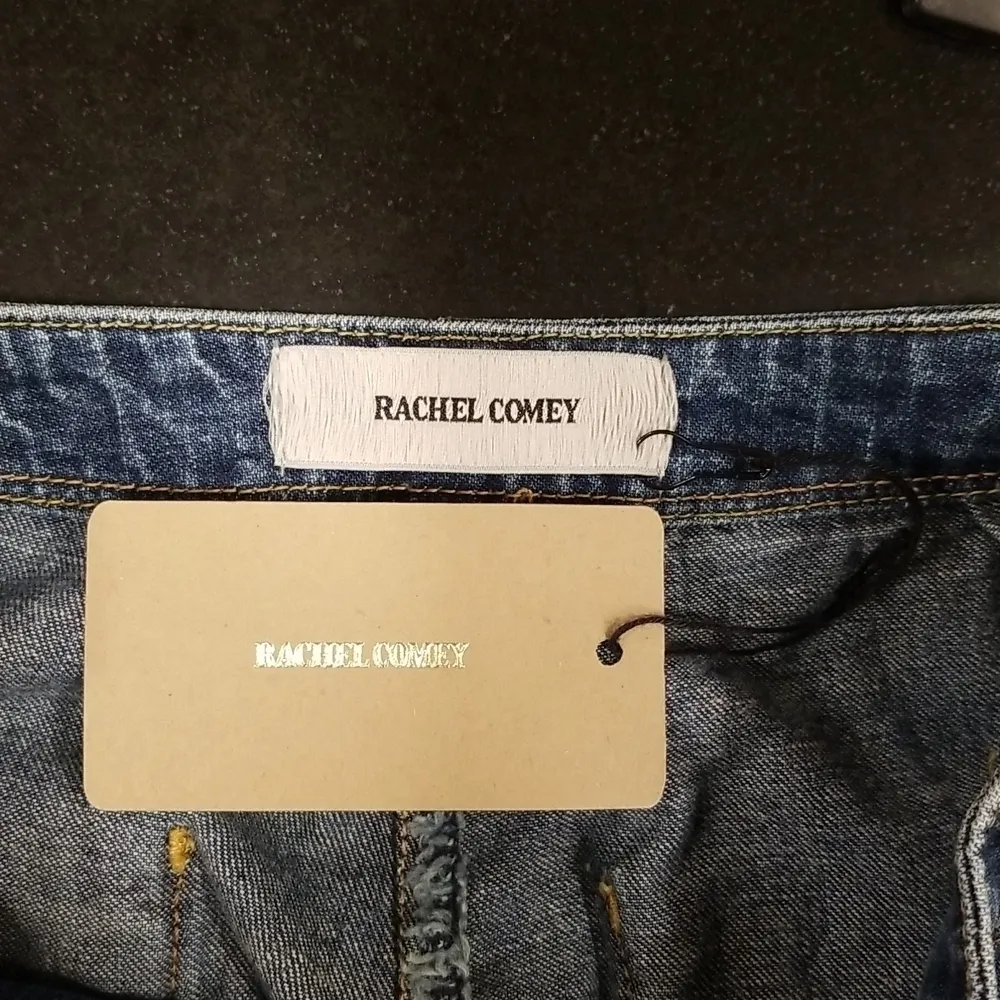 💕RACHEL COMEY💕 High Rise Wide Leg  Jeans Front Curved Button Detail - 2 NWT - Image 6