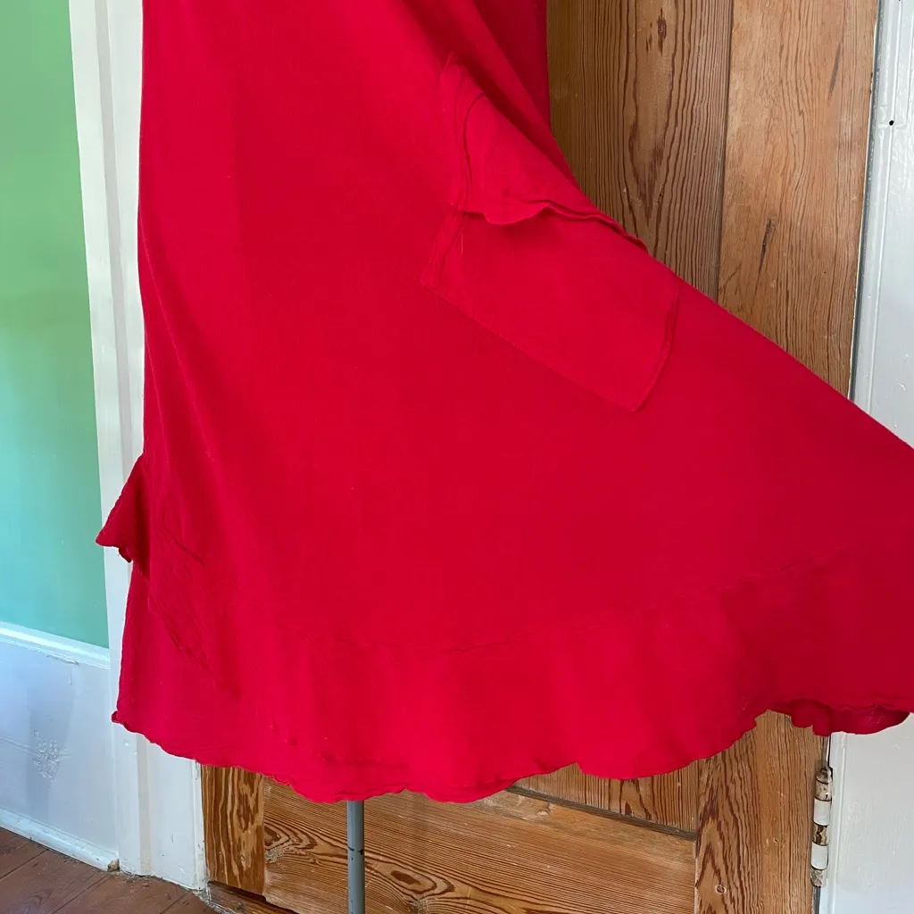 Oh My Gauze! “LA” Dress in Crimson Red - Image 6