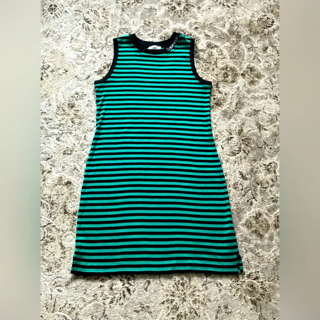 Cute CALVIN KLEIN casual dress💚🖤💚 - Image 4
