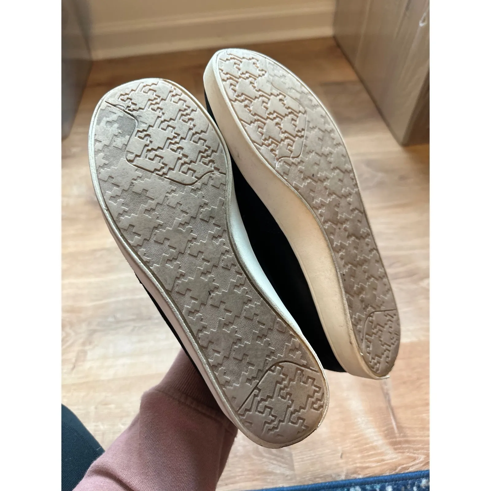 DR. SCHOLLS | Black Suede Memory Foam Cool Fit Slip On Sneakers - Image 6