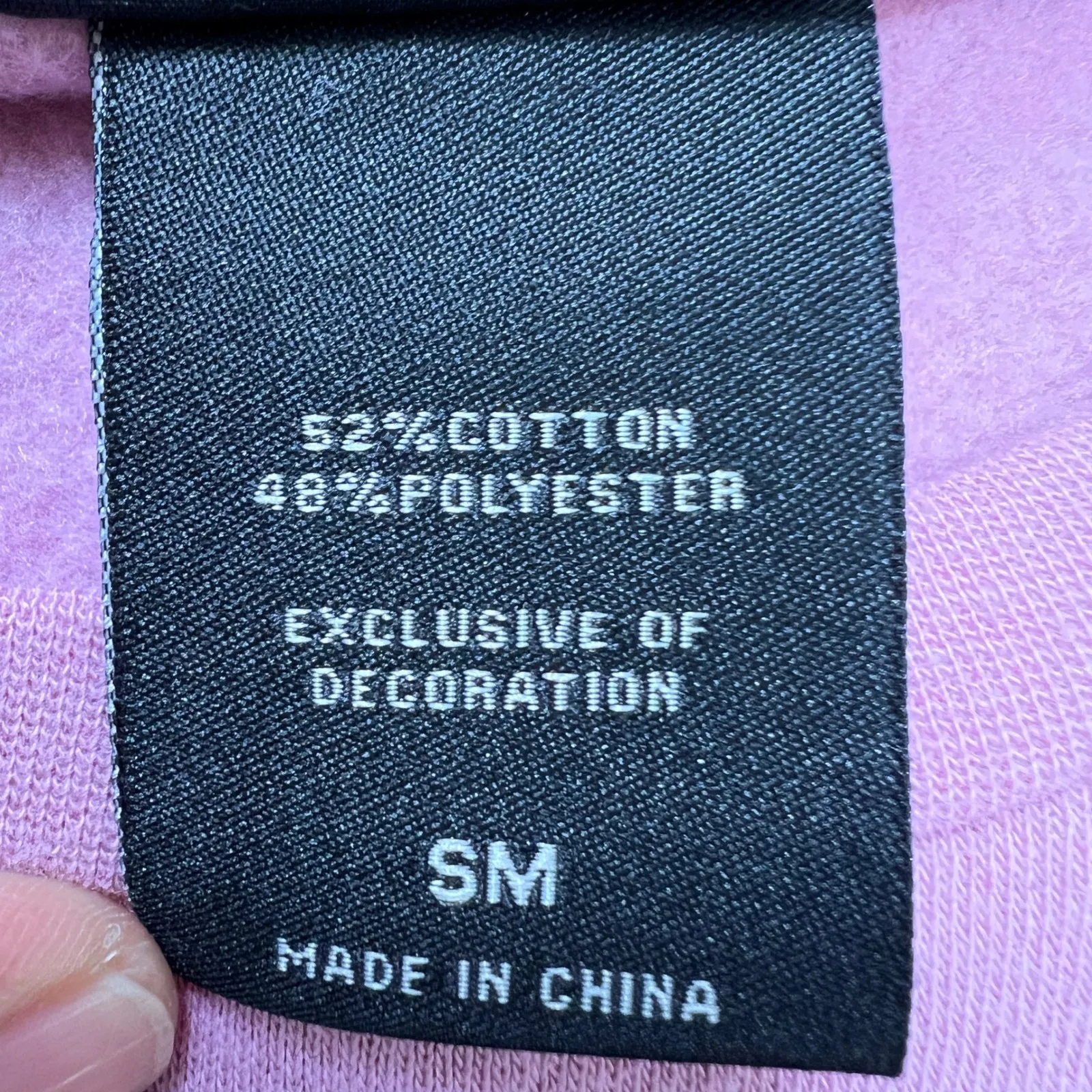 Harry Potter Hogwarts Floral Crest Mauve‎ Purple Sweatshirt Wizarding World SM - Image 4