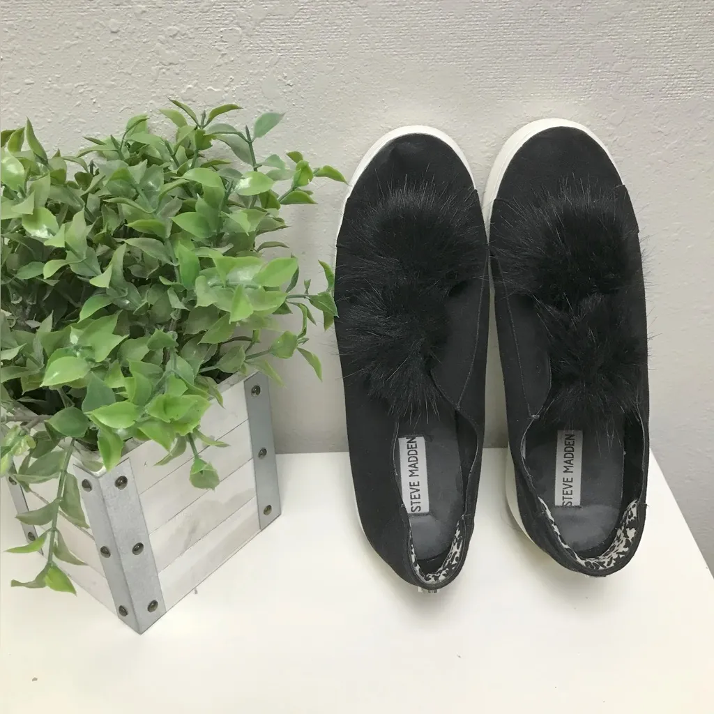 Steve Madden Bryanne Puffball Platform Sneaker - Size 9 - Image 3