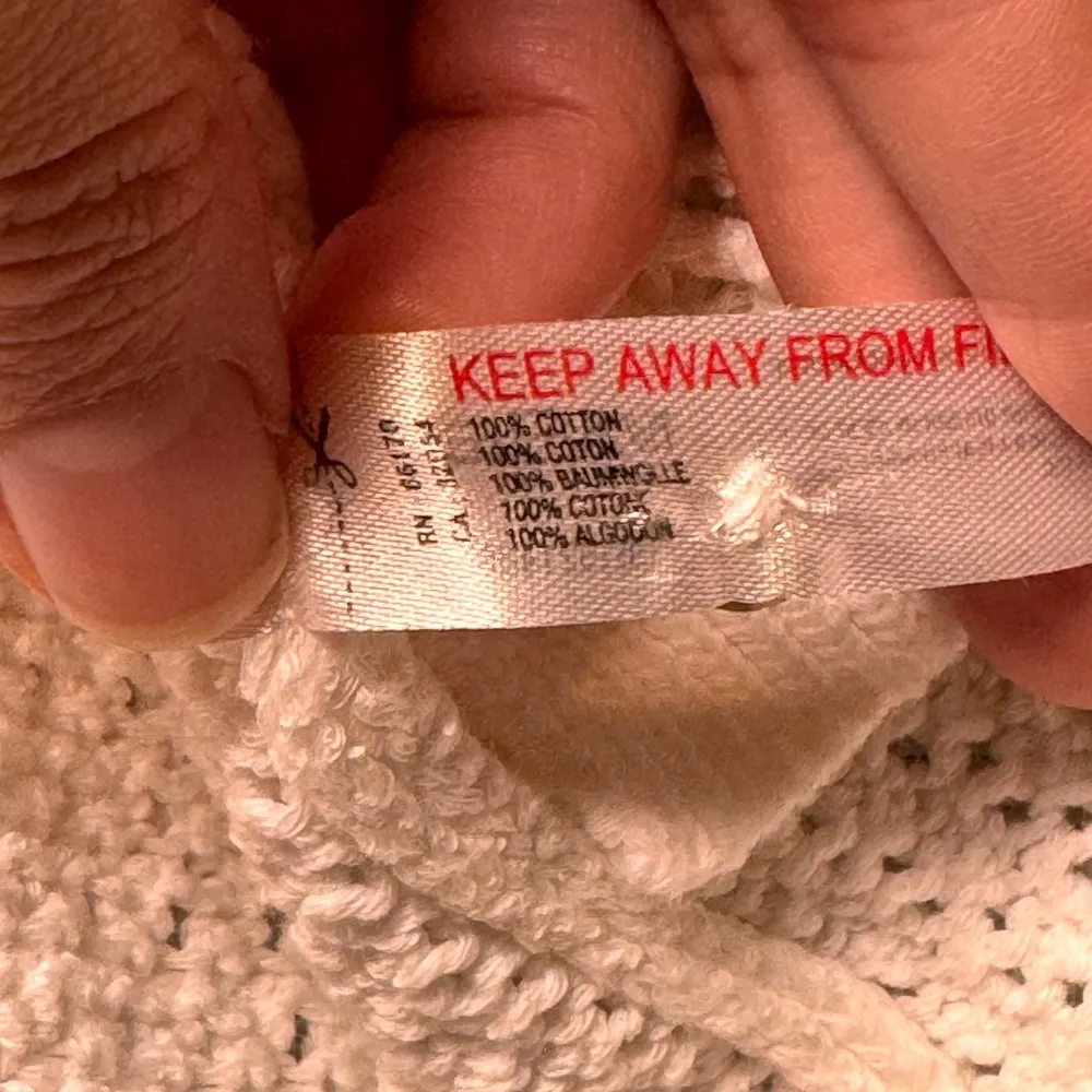 By Anthropologie XS Crochet Collared Beach Sweater Top Short Sleeve Boho Chic - Image 6