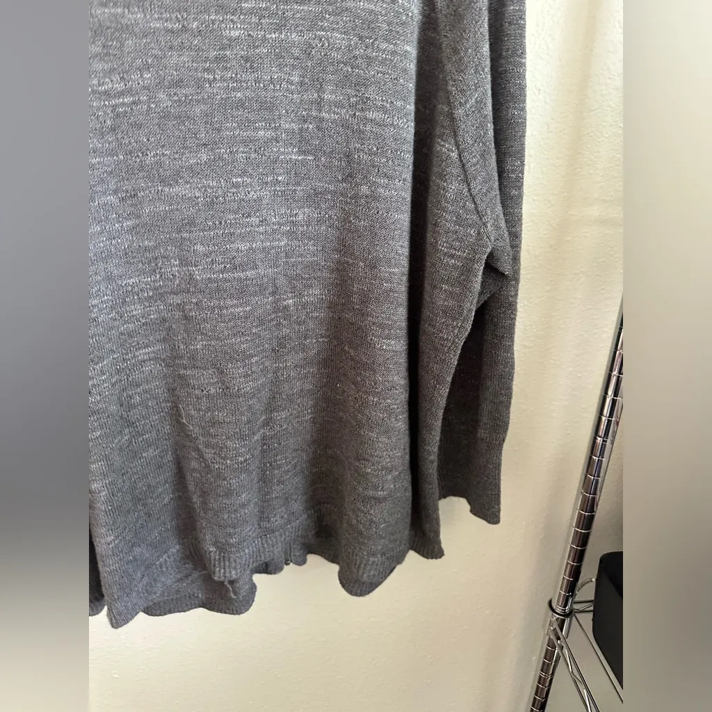 EILEEN FISHER Gray Women's Sweater/Jacket. - Image 9