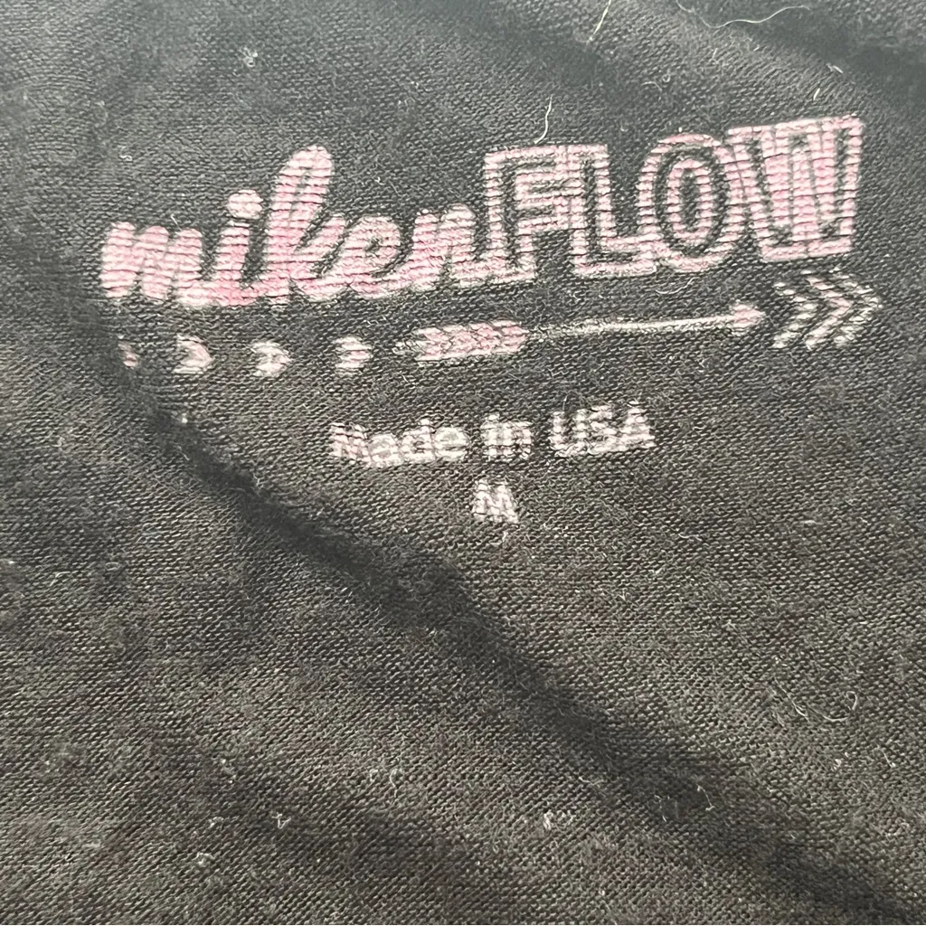 Miken Black and Gold Muscle Tee Size M - Image 5