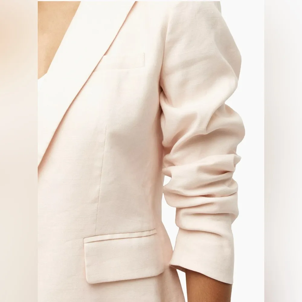 Veronica Beard Cutaway Linen-Blend Dickey Jacket, Size 2, $648 - Image 4