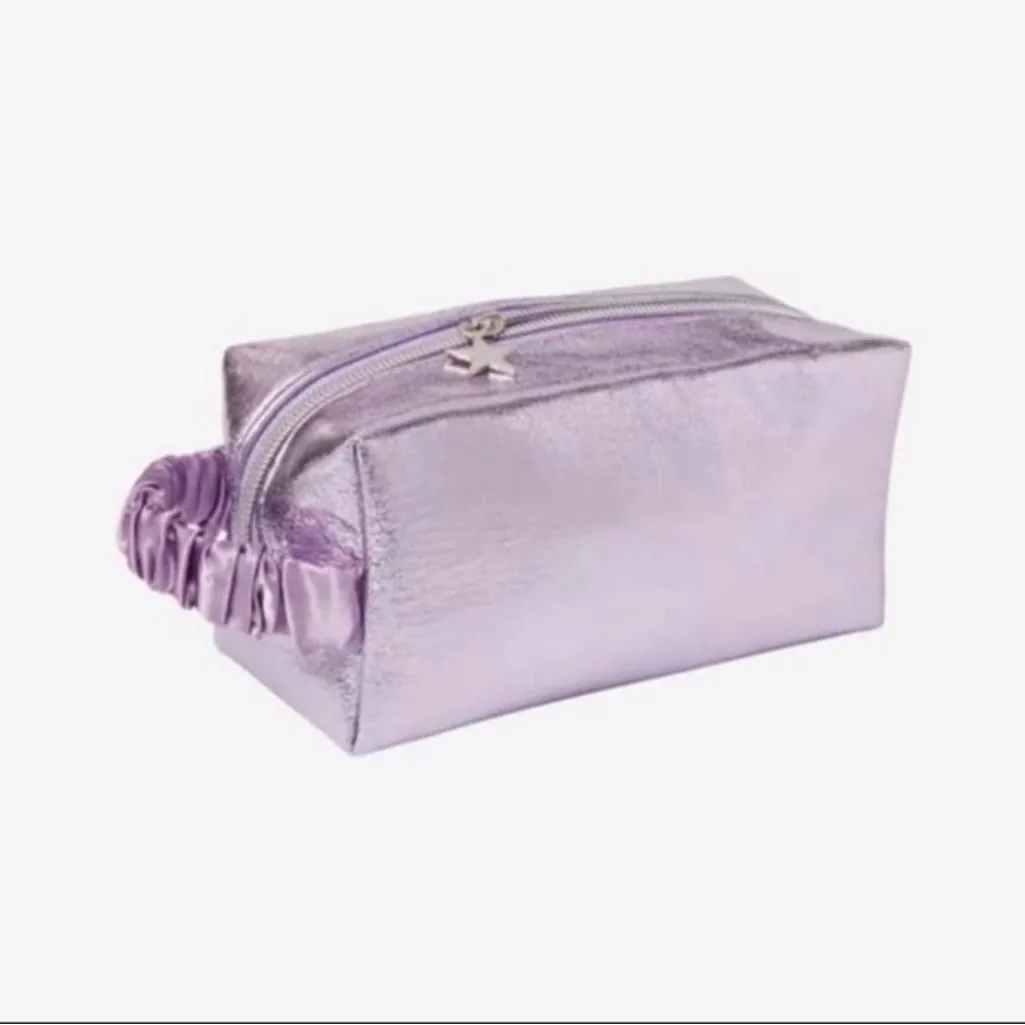 Ulta Beauty Shimmering Lavender Cosmetic Case Purple - Image 6