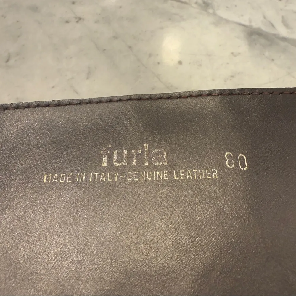 Furla Genuine Leather Dark Brown Belt - Image 6