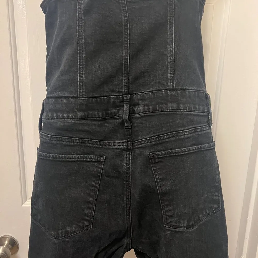 Lucky Brand Black Denim Overalls - Image 6