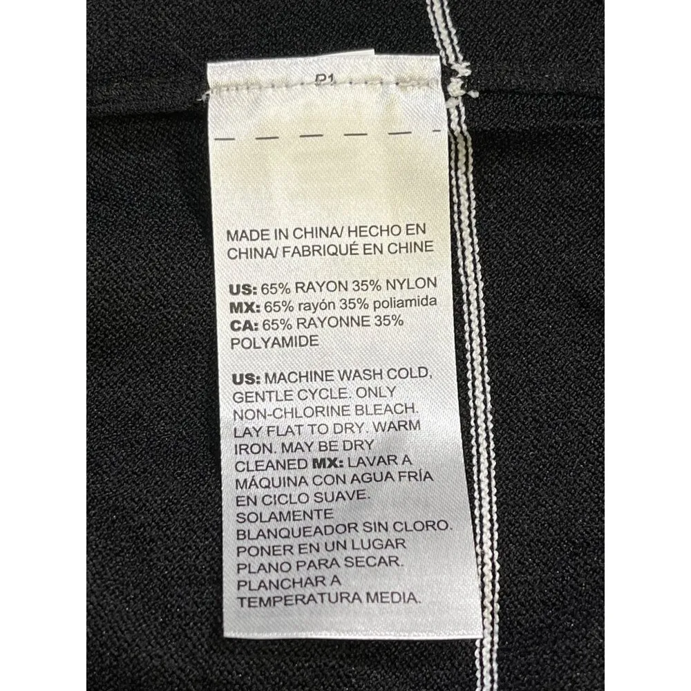 Chicos Womens Black Cardigan Sweater Size XXL SKU 6740 - Image 6