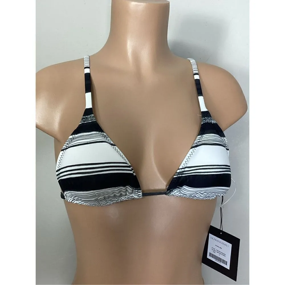 New. Norma Kamali striped bikini. Retails $240. Small - Image 10