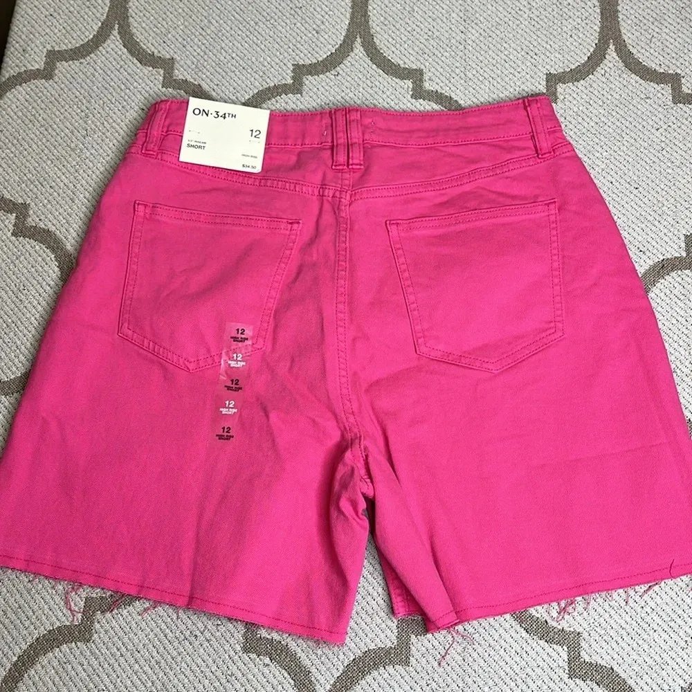 On 34th high rise pink 5.5” inseam High - Image 13