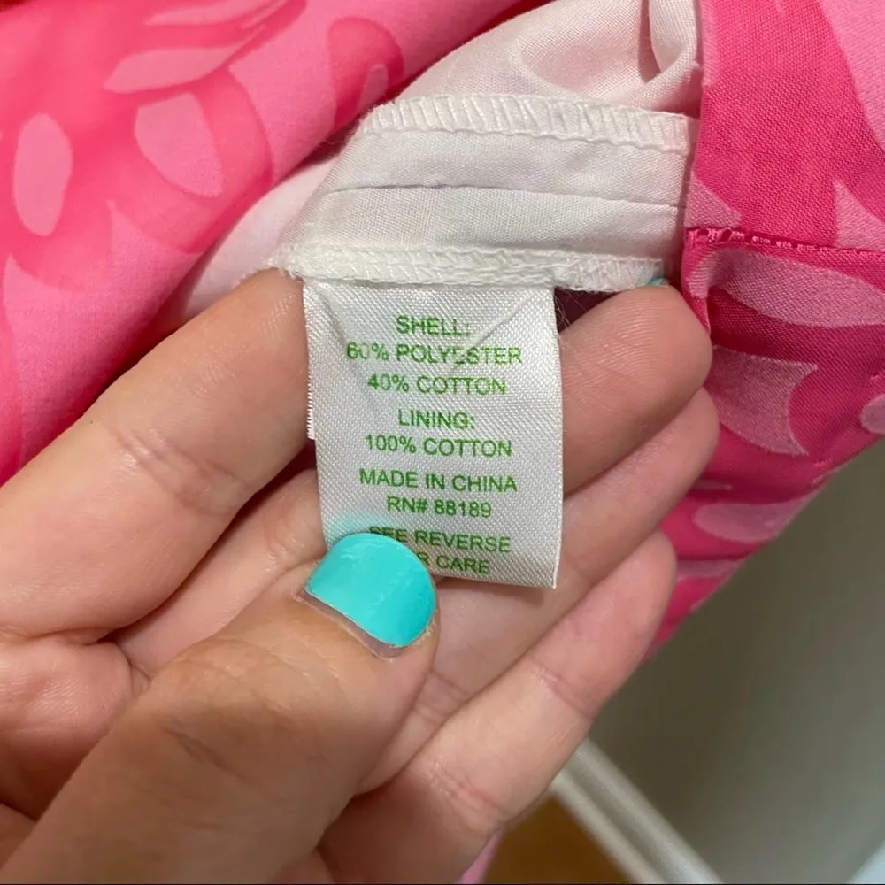 Lilly Pulitzer Sully Color Block Dress in Hotty Pink Size Small - Image 6