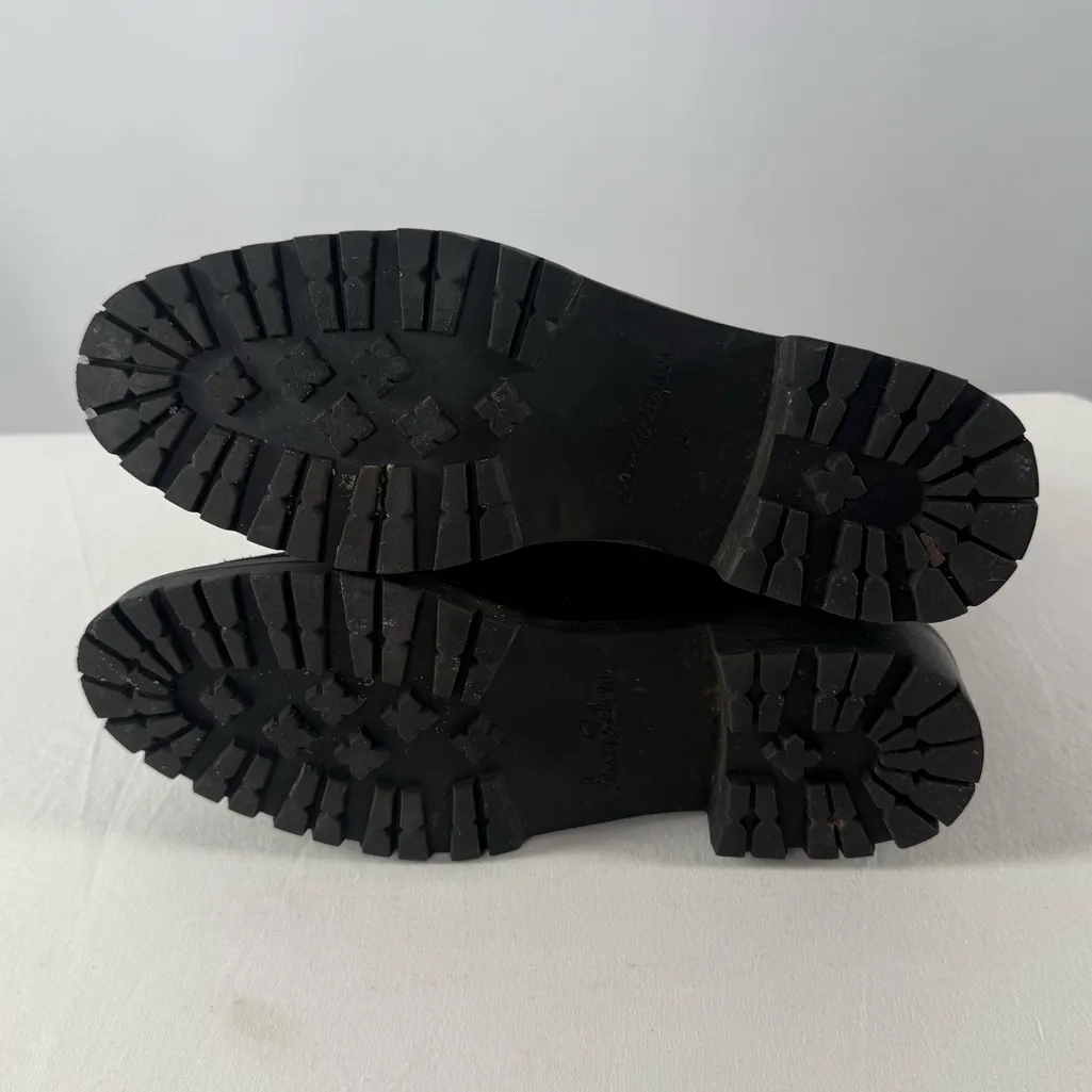 Sam Edelman Jaclyn Suede Sherpa Lined Chelsea Boot in Black Size 6 - Image 8