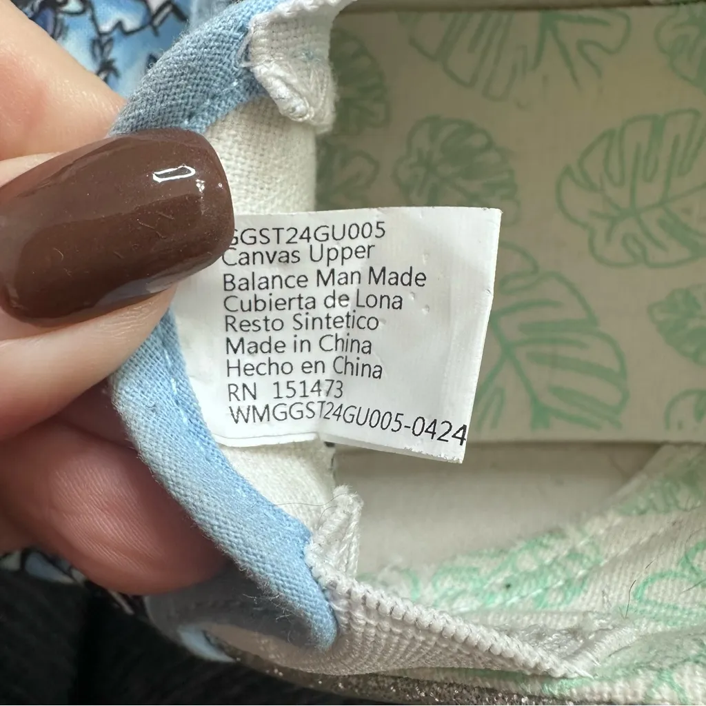 Disney’s Stitch Women’s Blue Slip-On Shoes, Size 6 - Image 10