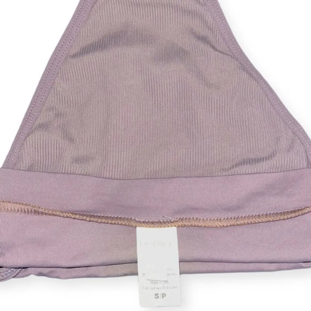 NWOT L*SPACE Ribbed Frenchi High Waist High Leg Cut bikini Bottom Mauve brown S - Image 8