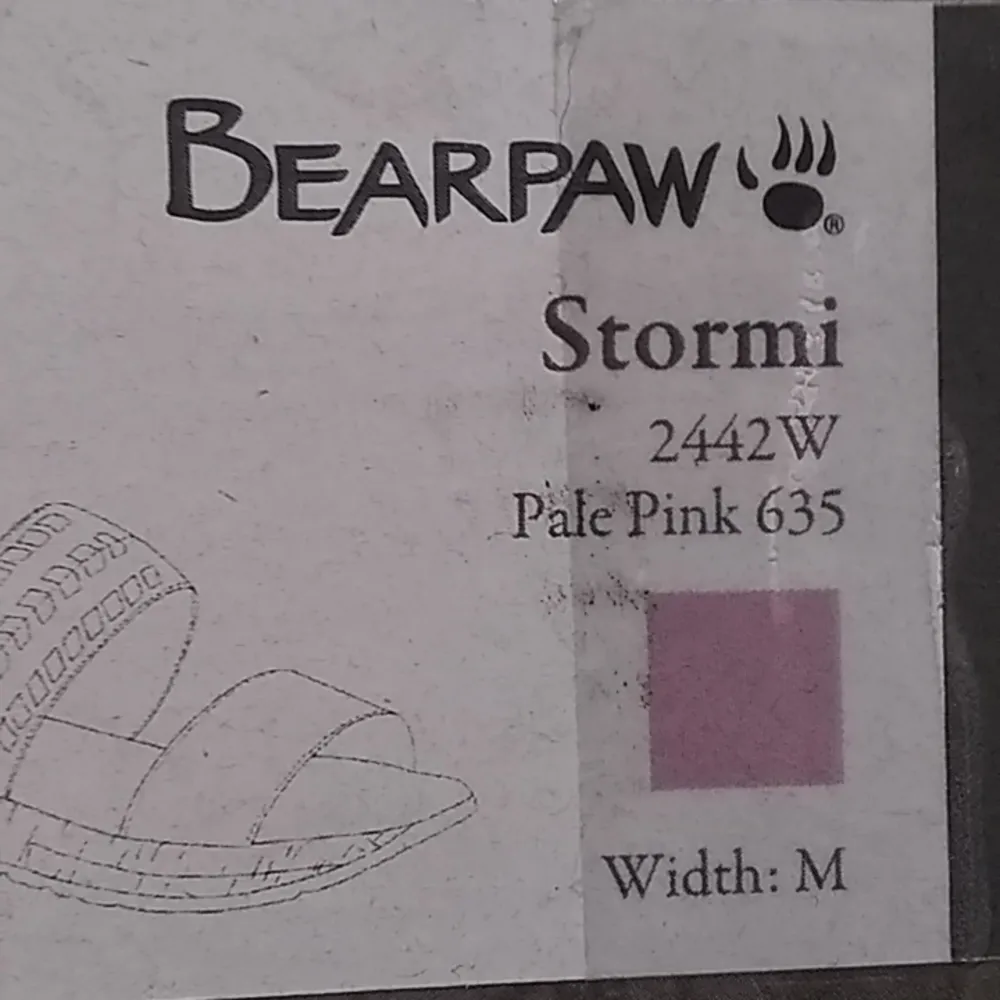 Ladies' NIB Bearpaw 2442W-Stormi Pale Pink 635 Sandals (6) - Image 3