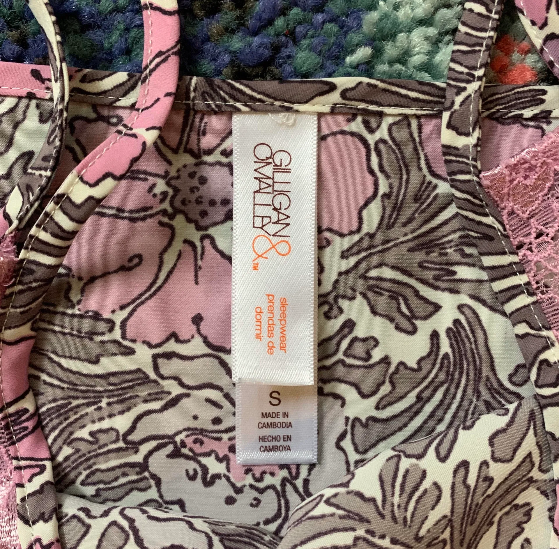 Gillian & O’Malley Satin Sleep Tank Top  - Image 5