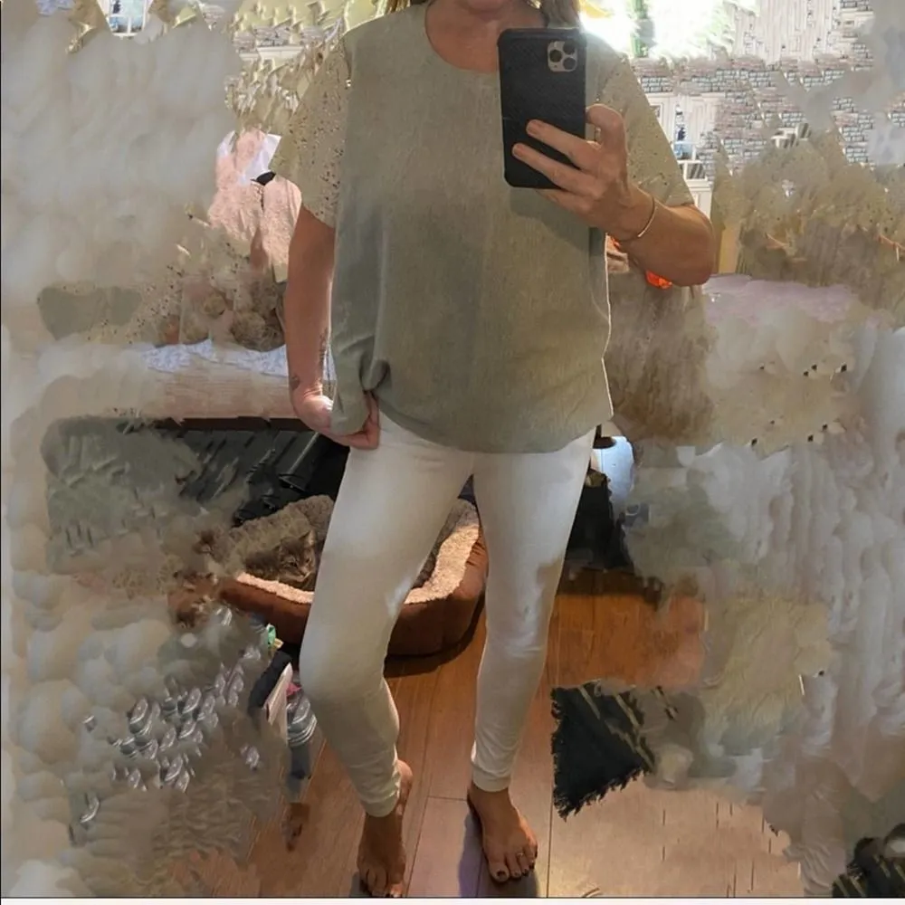 A New Day  gray & sequins sleeves sweatshirt XXL - Image 11