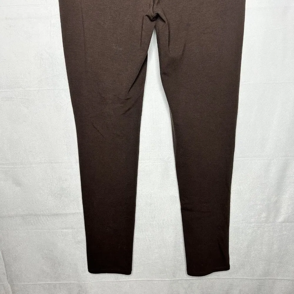 Michael Kors Women's Brown Stretch Knit Structured Pants Sz 4 (30x29) - Image 6