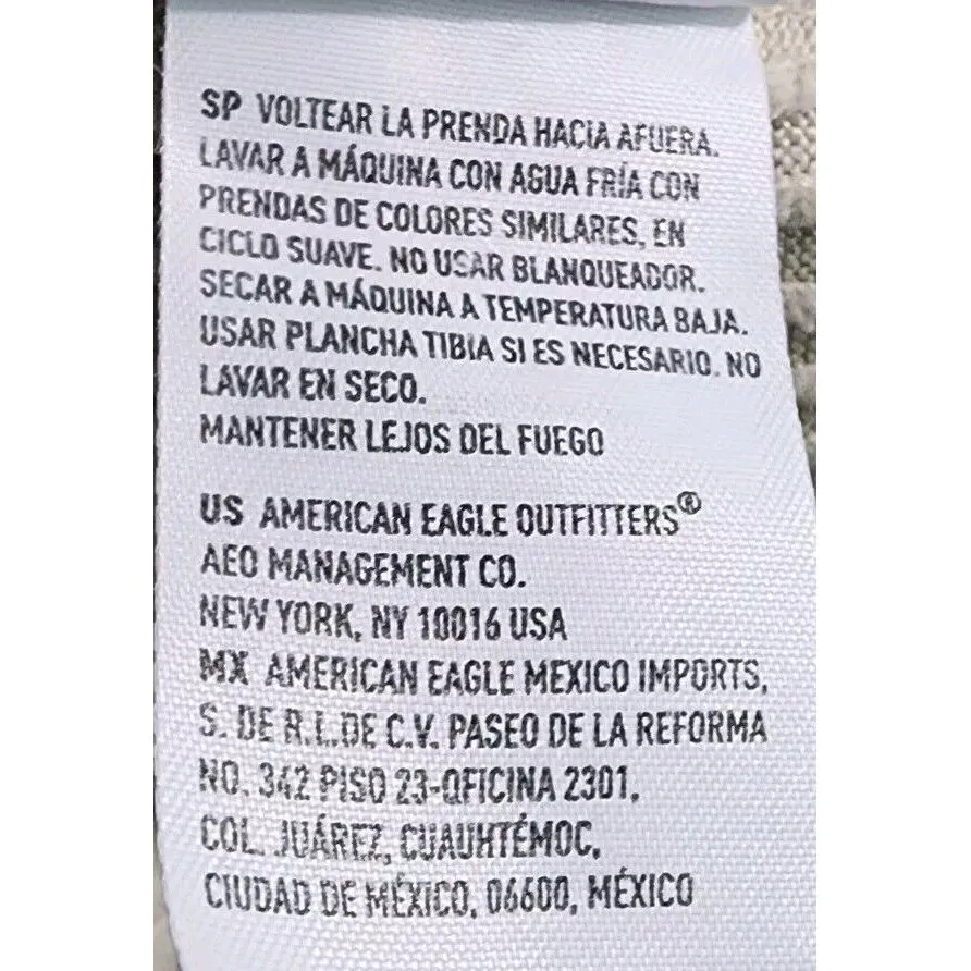 American Eagle Women's Ribbed Knit‎ Long Sleeve Crop Top Size XL Stretchy Comfy - Image 6