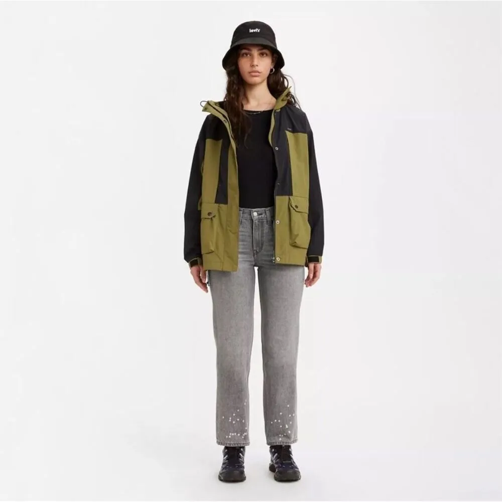 Levi’s Low Pro Straight Jeans Gray Wash Size 27 - Image 13