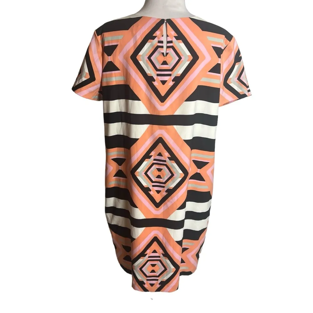 Mara Hoffman Geometric Print Mini Shift Dress Sz L - Image 2