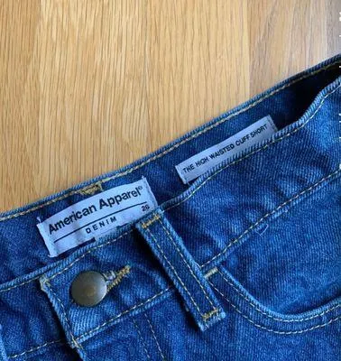 American Apparel Jean Shorts - Image 4