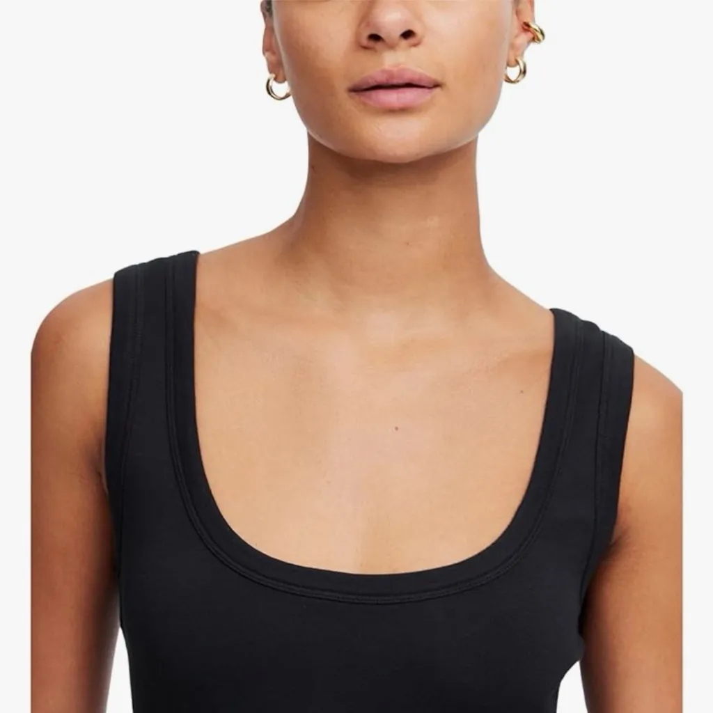 MADEWELL Mixed Poplin Scoopneck Maxi Dress Sleeveless Women’s Sz Small 4/6 New - Image 5