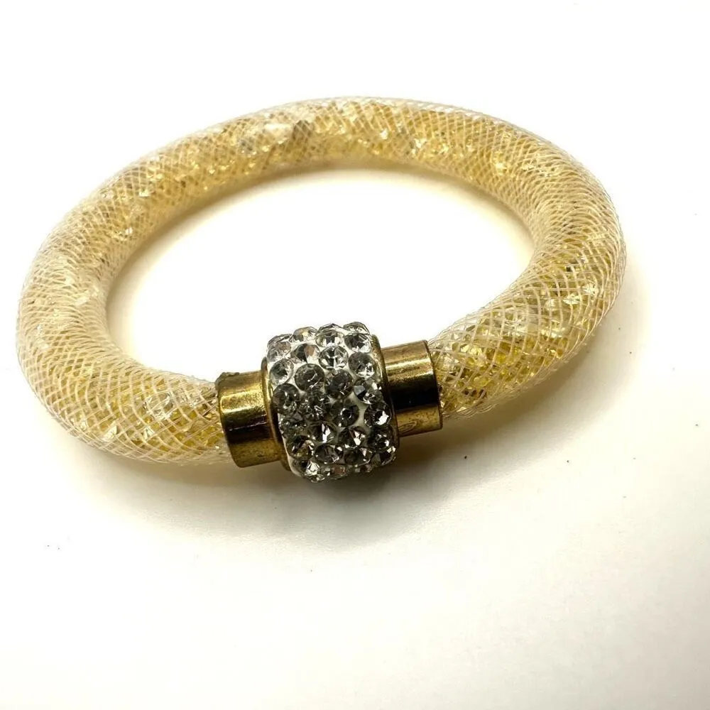 Crystal mesh rhinestone bracelet - Image 2