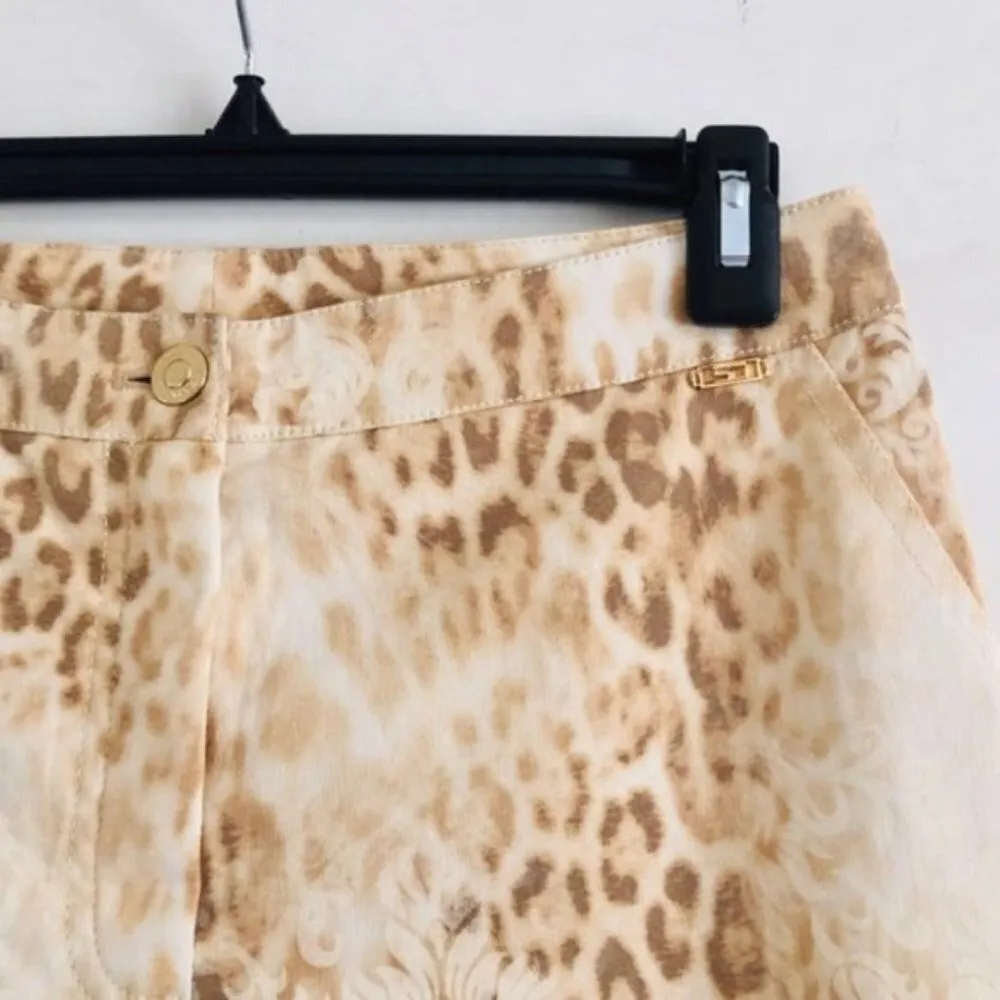 St. John Sport Pant 6 Prints Animal & Damask Print Luxury Dressy - Image 7