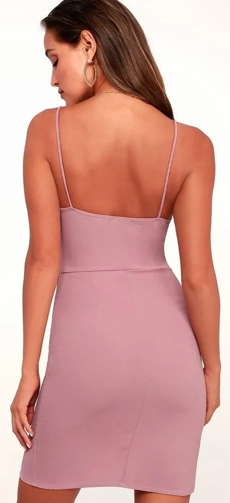 Lulus Mauve Mini Dress - Image 2