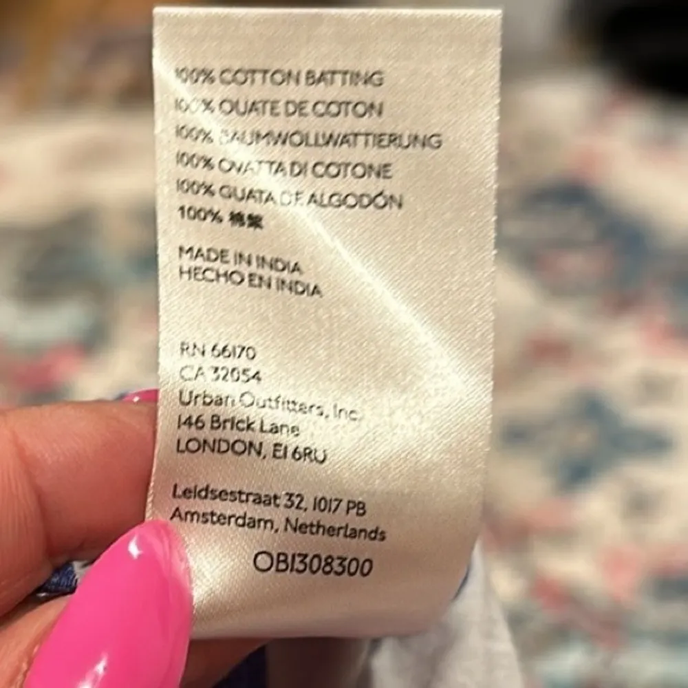 FREE PEOPLE COBALT BLUE WHITE COTTON WIDE LEG HIGH WAIST RISE PANTS 14 - Image 8