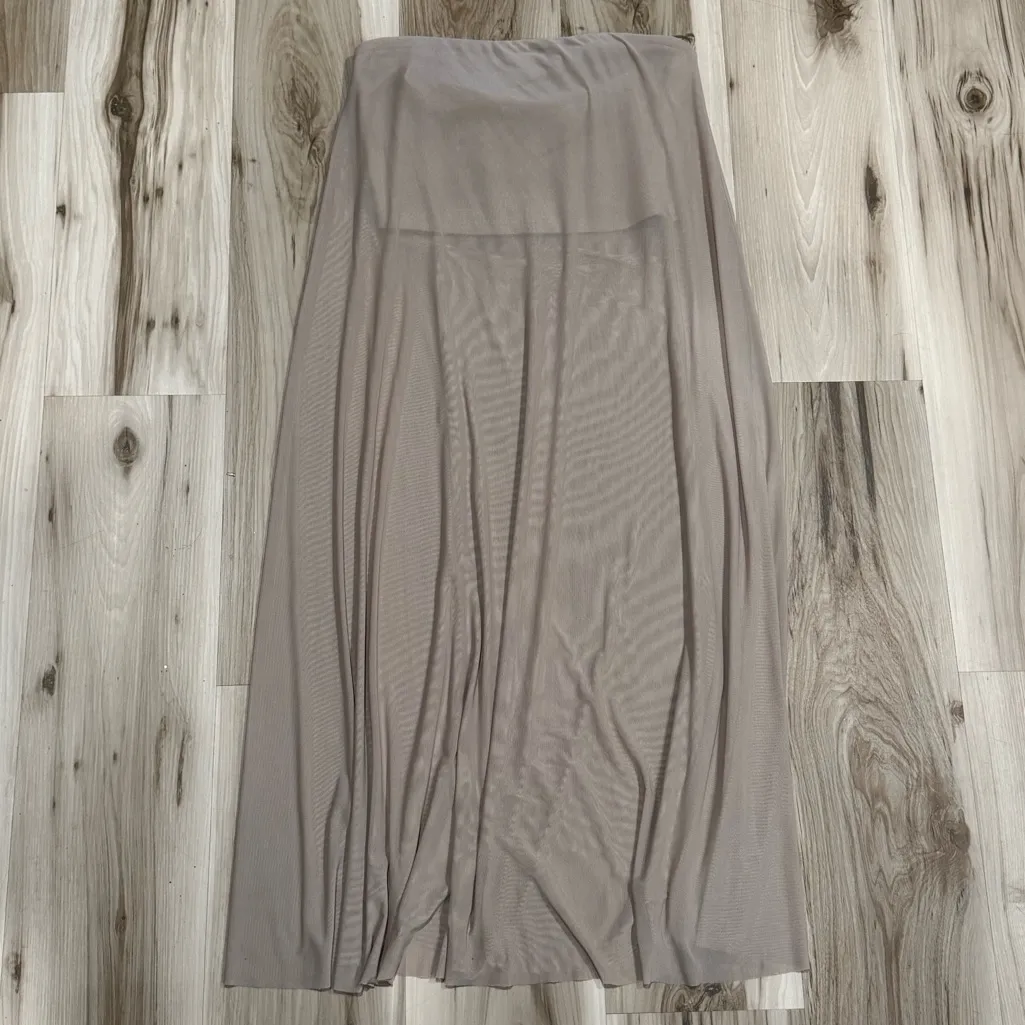 Anthropologie Dolan Sheer Mesh Tube Top Women’s XS Tan - Image 3