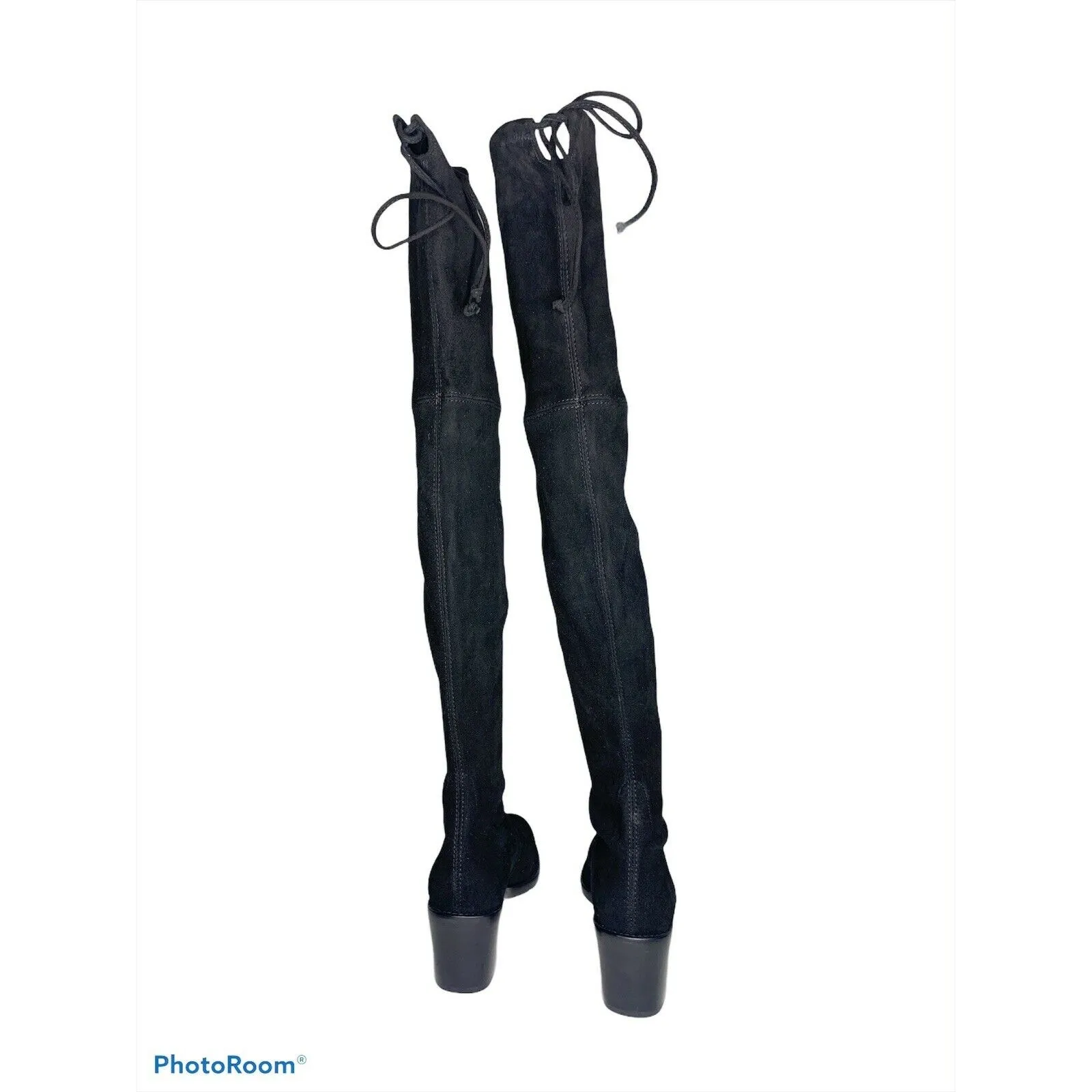Stuart Weitzman Darla over the knee‎ boot black NEW - Image 4