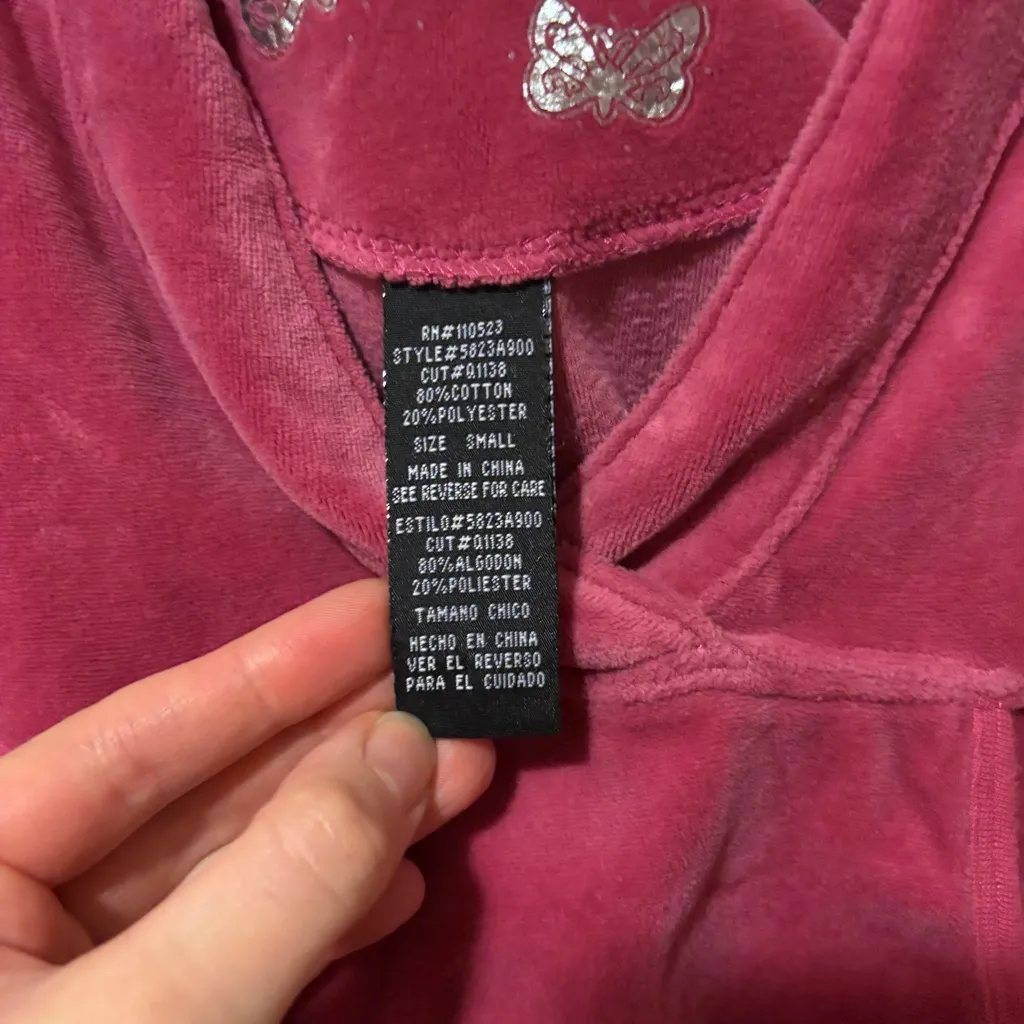 Self Esteem Y2K Self-Esteem velour hoodie - Image 4